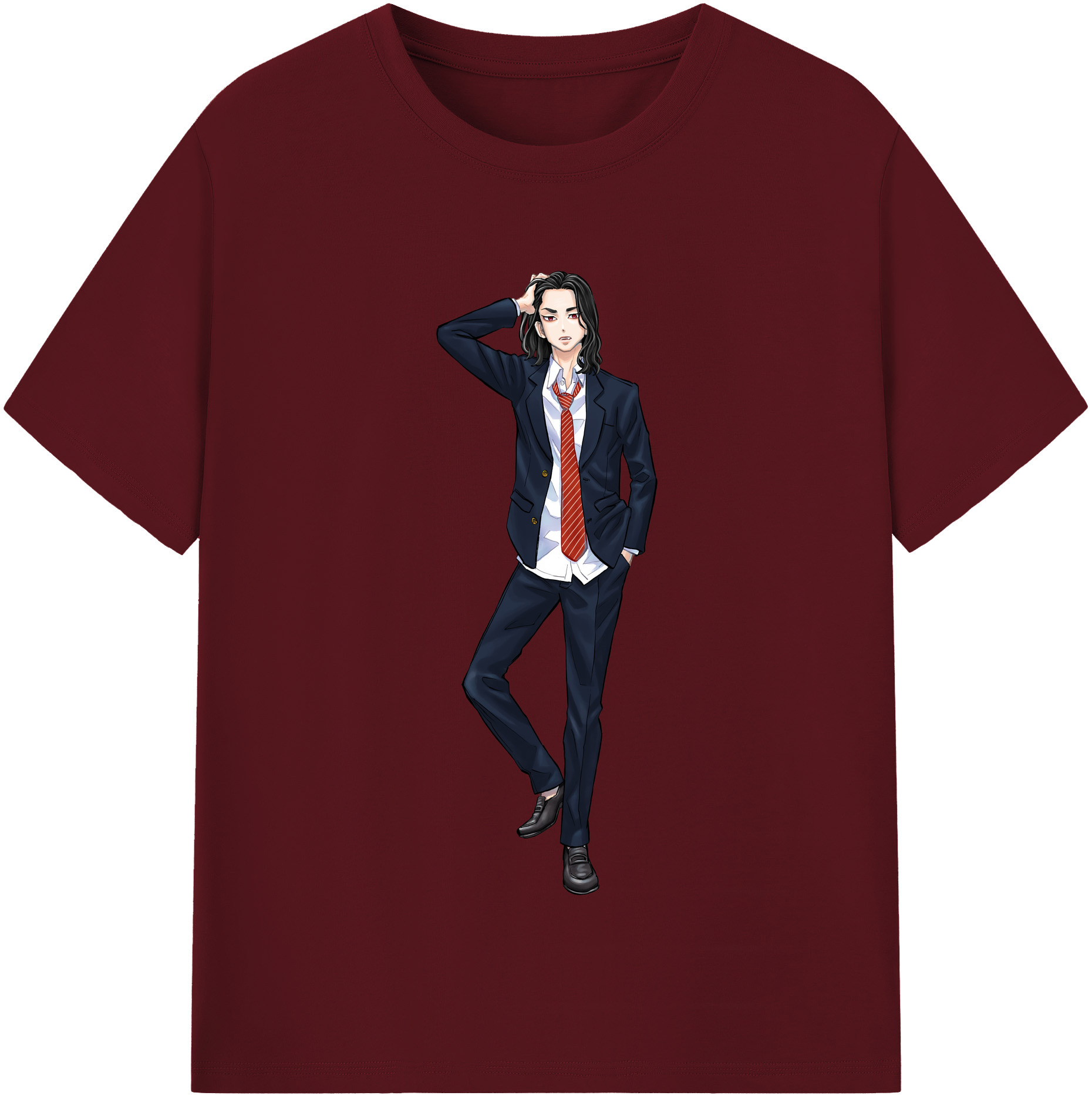 （画像用） 東京リベンジャーズ Tokyo Revengers 綿100％半袖Tシャツ（フロントプリント）